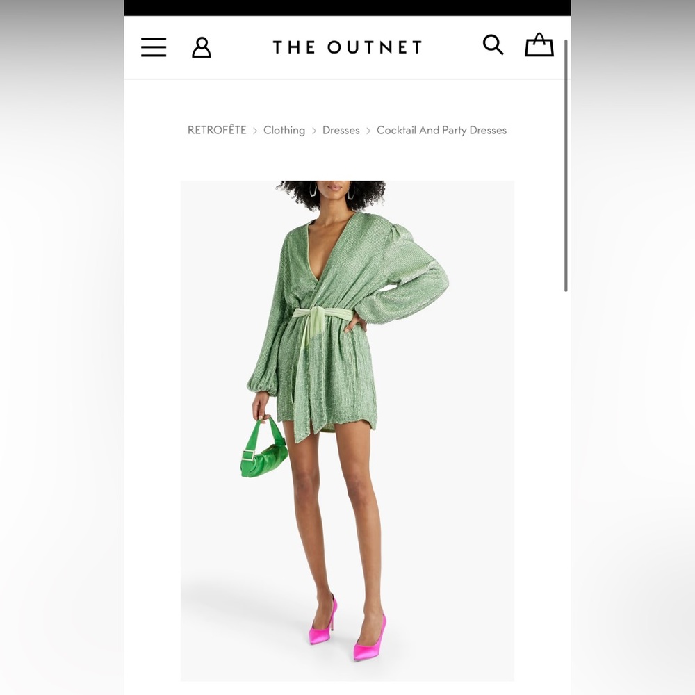 Retrofete Gabrielle wrap dress